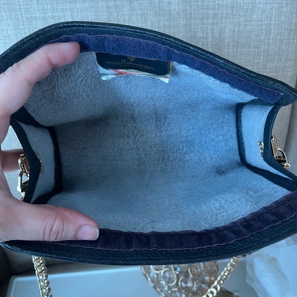 Authentic Gucci vintage web sherry line clutch bag 89.01.001 (D7133) - Picture 9 of 14